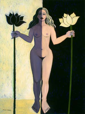 Woman Between the Shadows